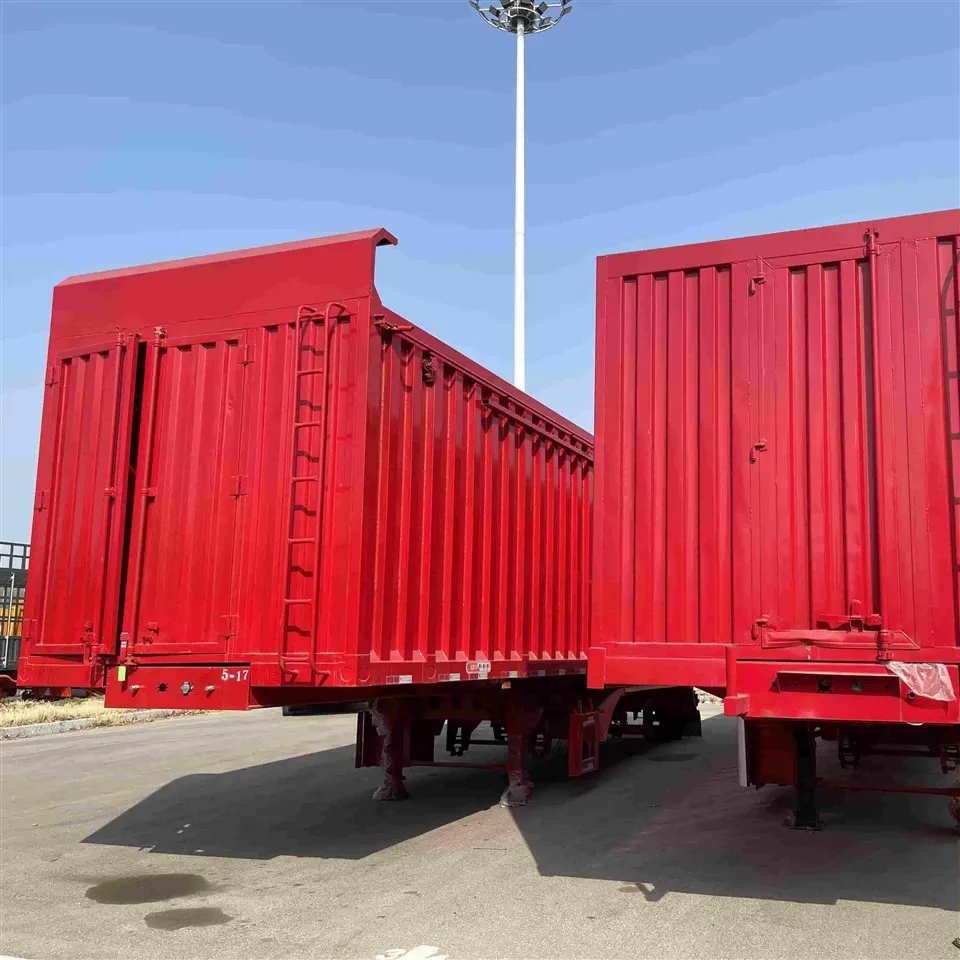 Trailer Vehicle 40ft 53ft innesluten Box Van Type Semi Trailer